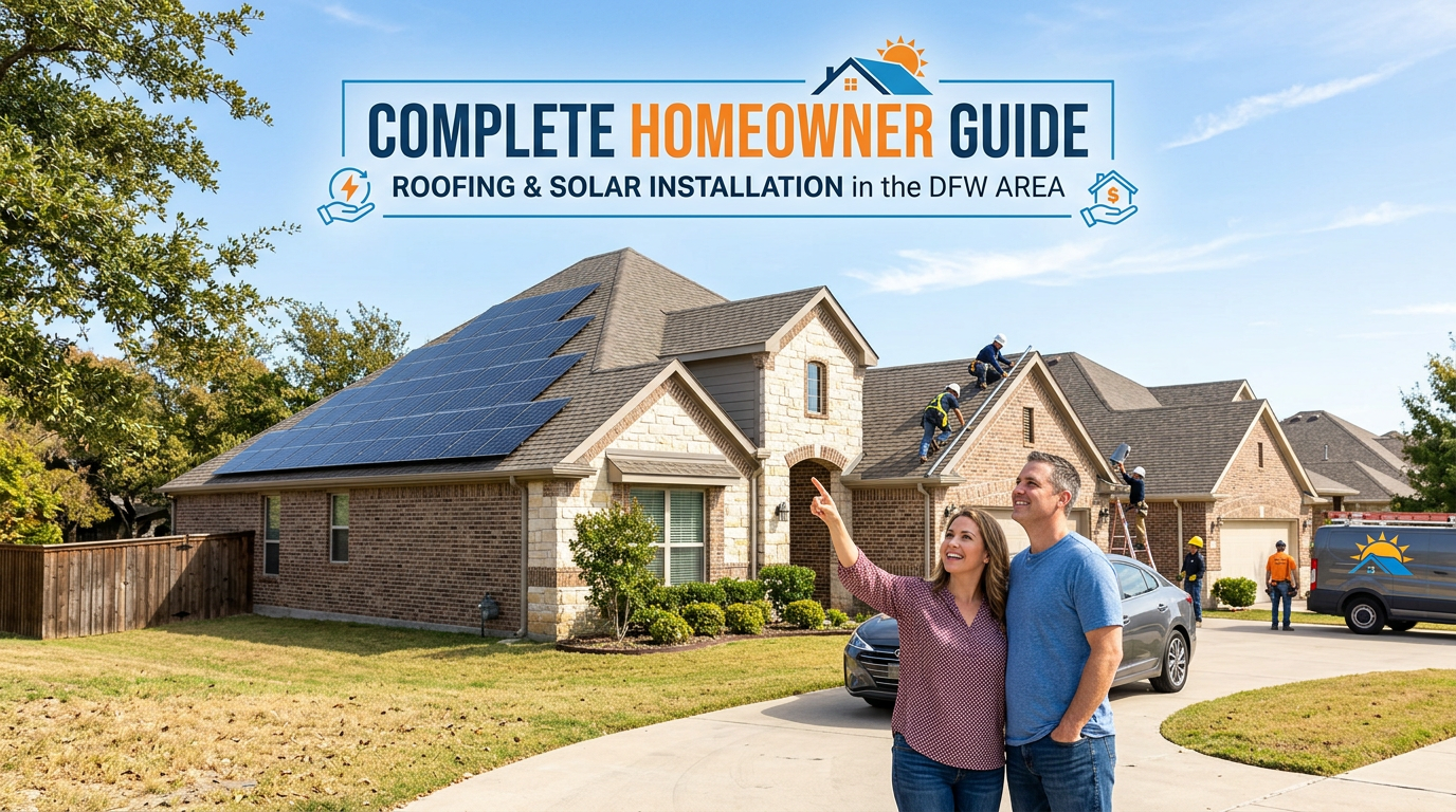 Roofing and Solar Installation Company Dallas-Fort Worth: Complete Homeowner Guide